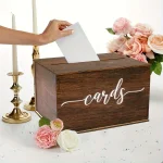 elemento de boda en madera