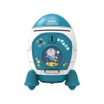 Hucha niños cohete plástico