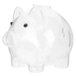 hucha transparente cerdito