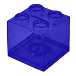 hucha cubo azul