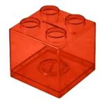 hucha cubo rojo