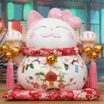 hucha japonesa gato de la suerte