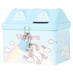 decoración Hucha Casitas Unicornio
