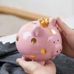 cerdito de porcelana para ahorrar