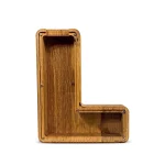 Hucha elegante con letras