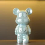 Decoración con Oso Metálico