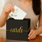Caja regalo de boda colores