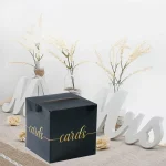 Hucha para boda caja varios colores
