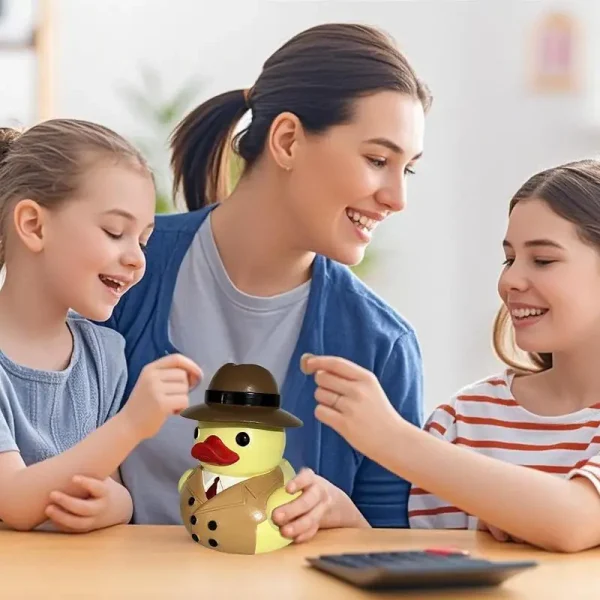 Hucha patito profesional amarillo brillante