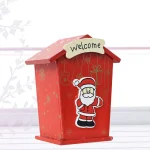 Casa Papá Noel Hucha Decorativa Navideña