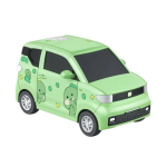 Hucha infantil con forma de coche verde