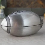 Hucha estilo rugby metálico