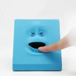 Hucha electrónica interactiva con expresión facial