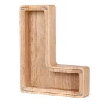 Hucha de letras de madera