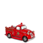 ChatGPT a dit : Hucha en forma de camión de bomberos rojo sobre fondo blanco