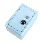 hucha caja fuerte colo azul